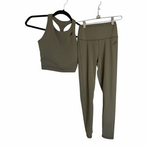 DoYouEven Olive  Green Activewear Set S